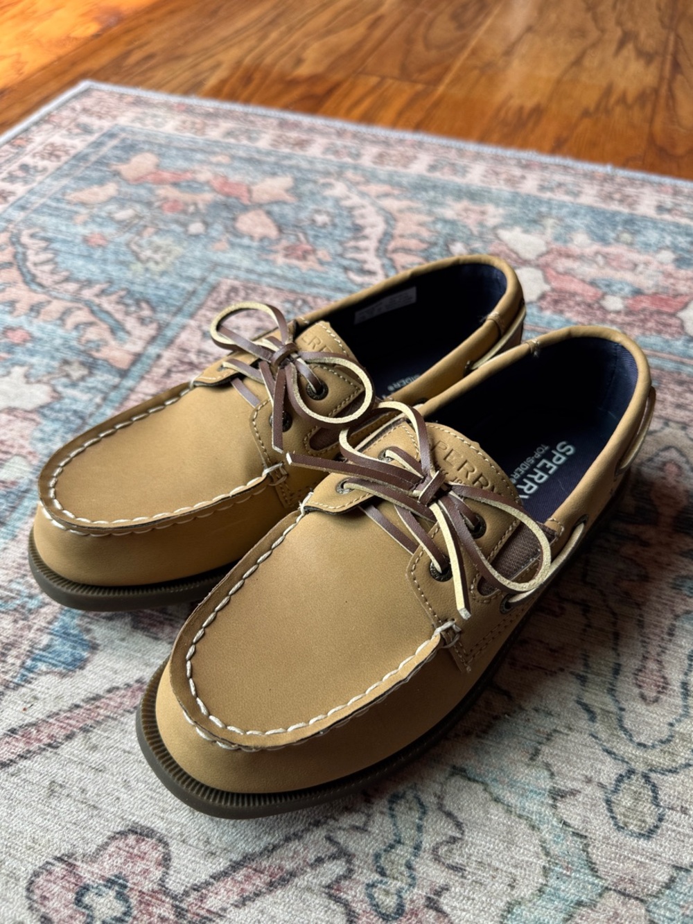 Sperry Kids' Wheat/Tan Moccasin Boat Shoes